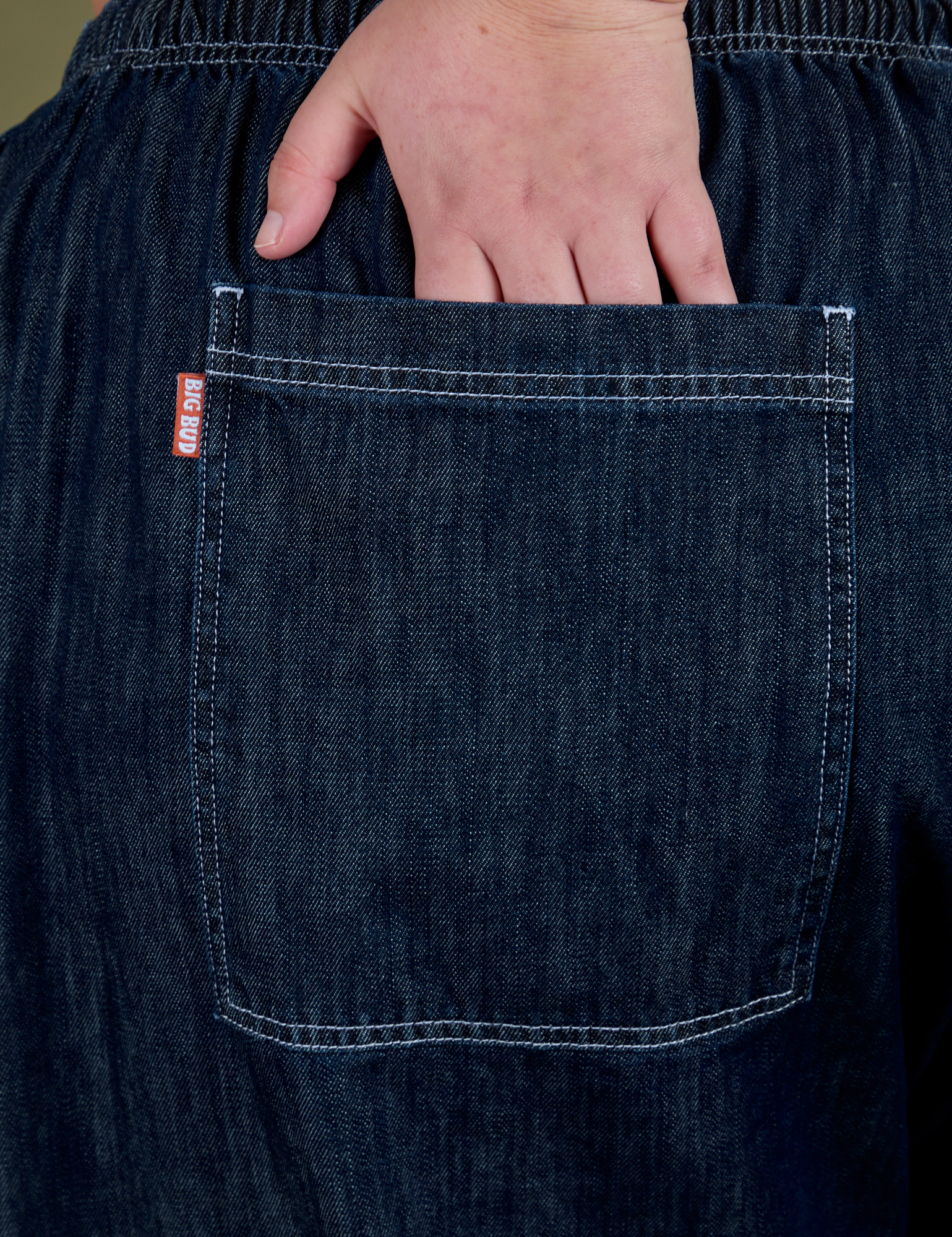 TRY-A-STYLE - Denim Drop Pocket Pants - Dark Wash *FINAL SALE*