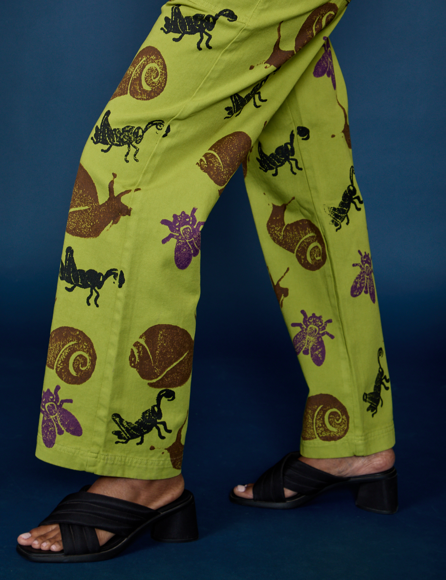 Paintstamped Work Pants - Big Bug