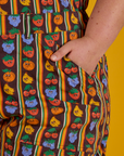 Short Sleeve Jumpsuit - Fruit Fantasy