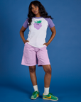 Produce Raglan Tee in Grape on Kandia