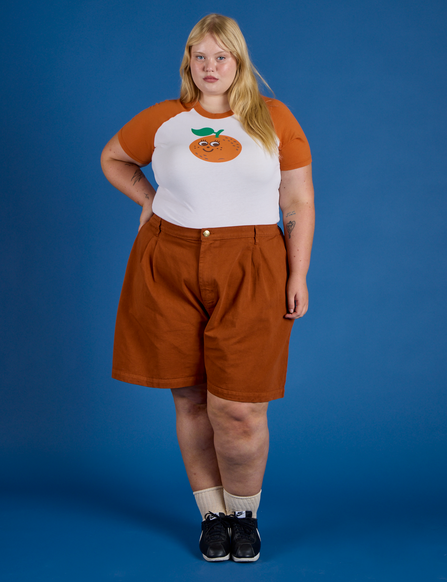 Produce Raglan Tee - Orange