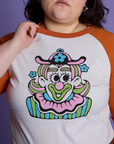 *PRE-ORDER* Halloween Raglan Tee - Clown