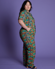 *PRE-ORDER* - Short Sleeve Jumpsuit - Halloween Icons