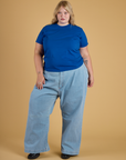The Organic Vintage Tee - Royal Blue
