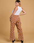 Printed Action Pants - Lucky (Orange)