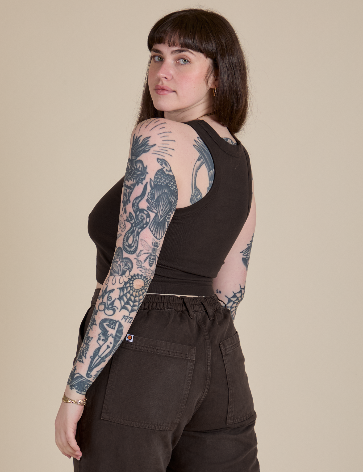 Racerback Tank - Espresso Brown