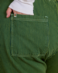 Railroad Denim Work Pants - Gross Green Overdye