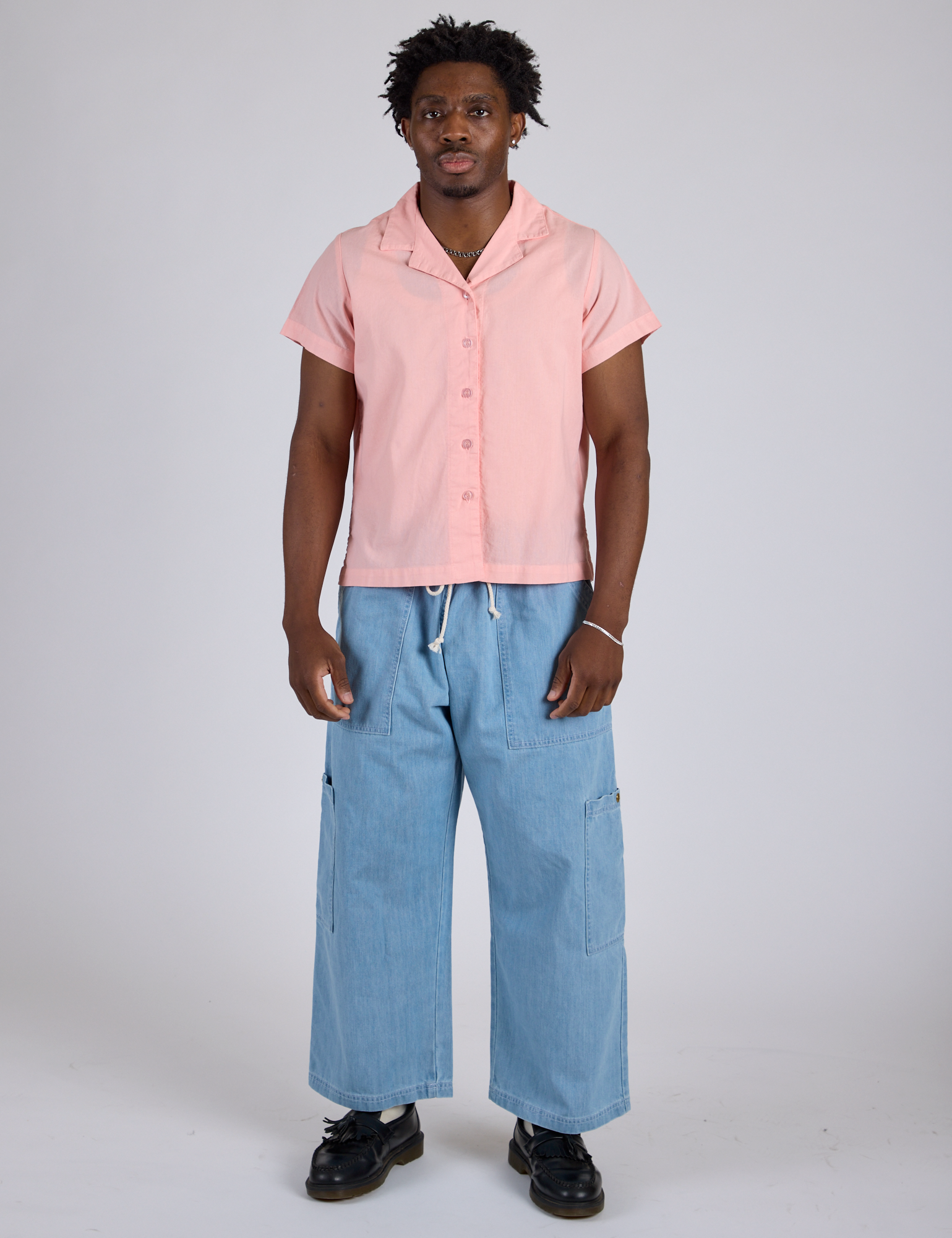 Pantry Button-Up - Baby Pink
