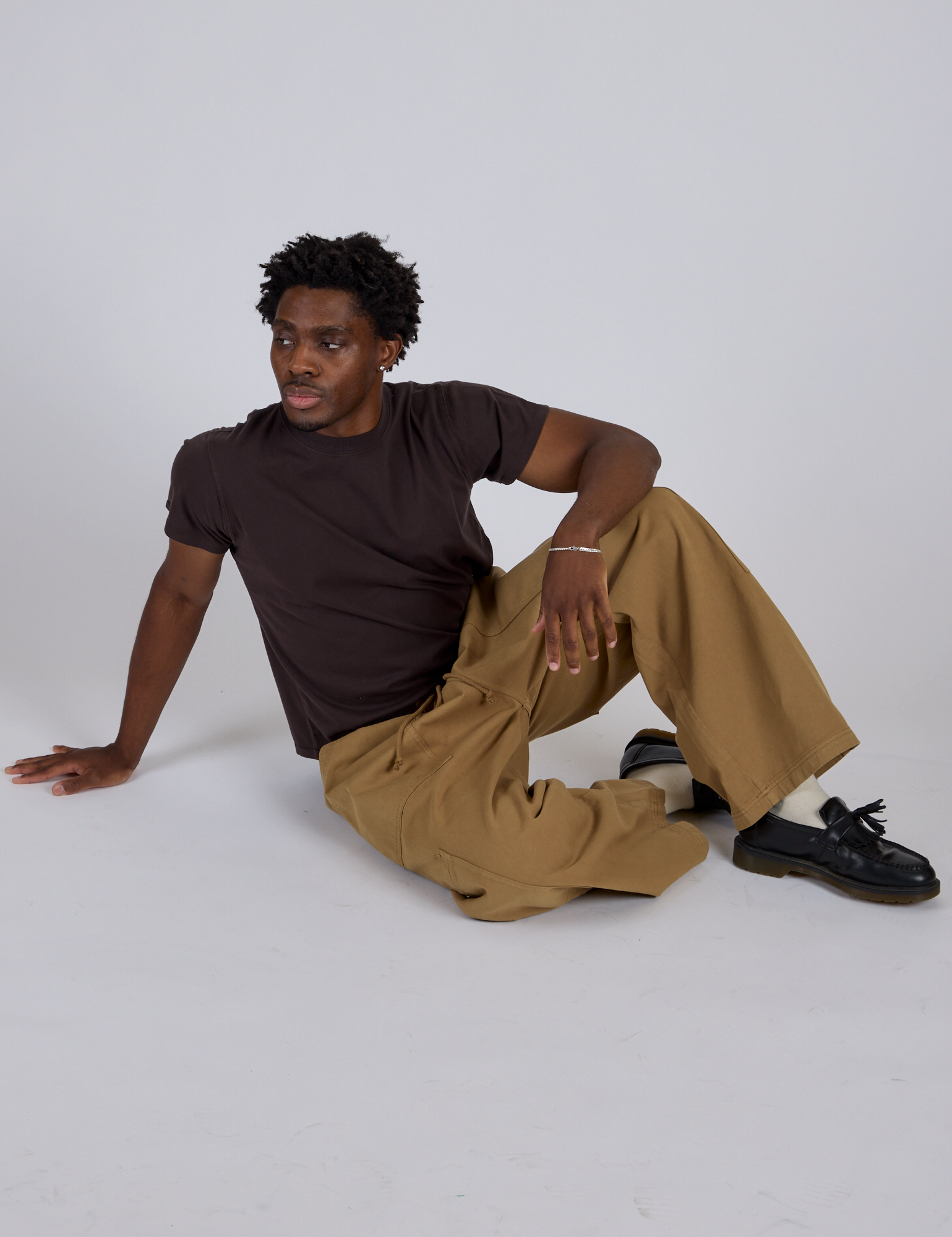 Drop Pocket Cargo Pants - Desert Brown