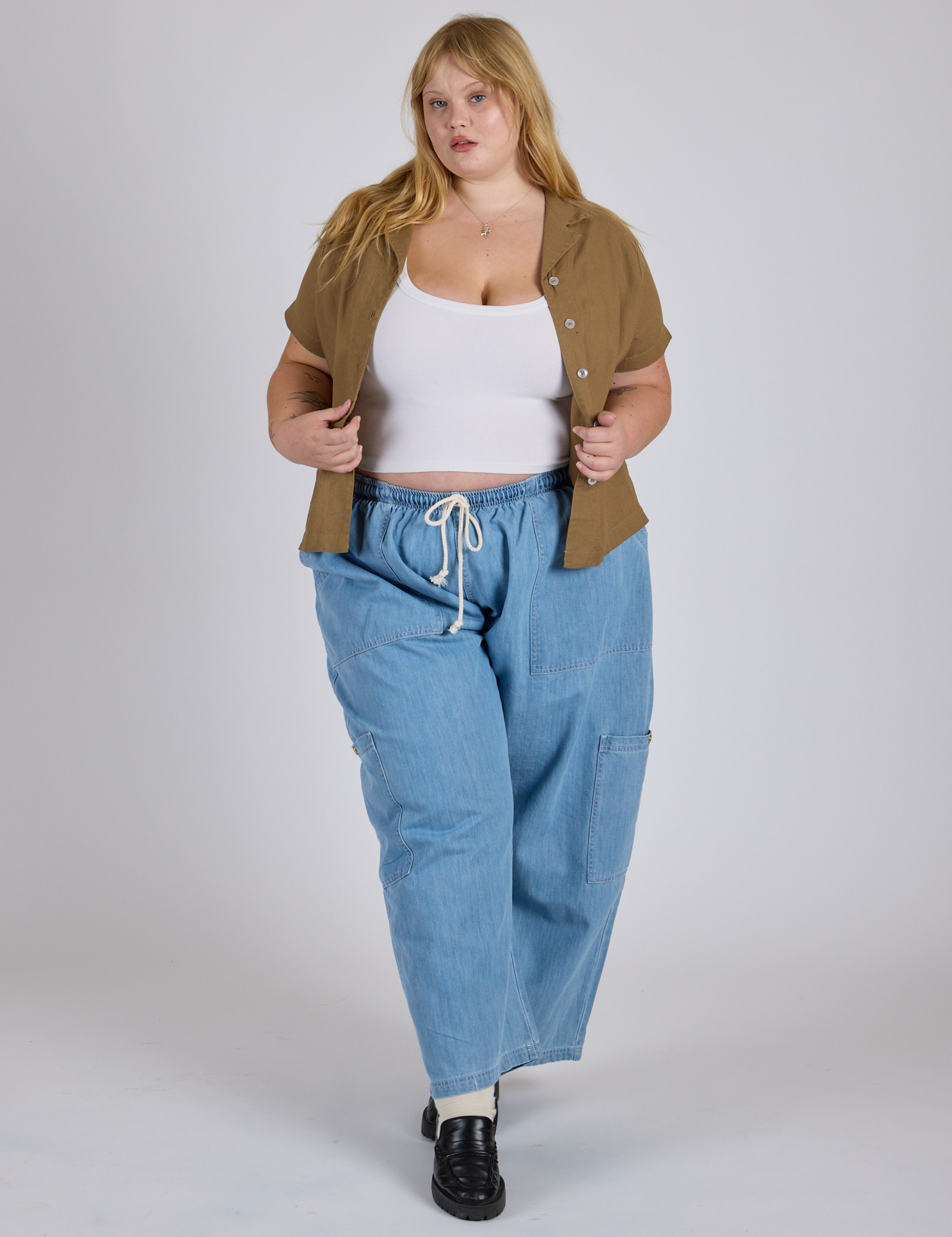 Pantry Button-Up - Desert Brown