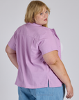 Pantry Button-Up - Lilac Purple