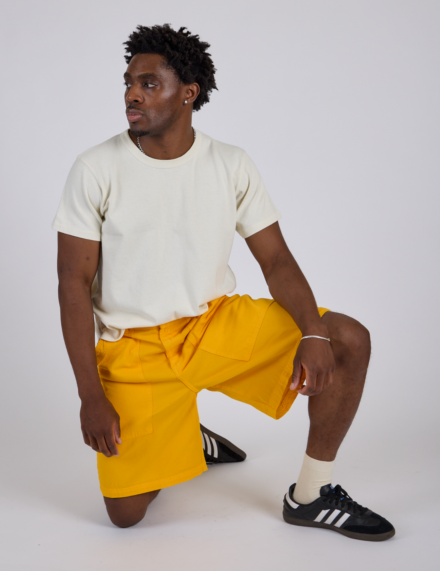 Longline Work Shorts - Sunshine Yellow – BIG BUD PRESS