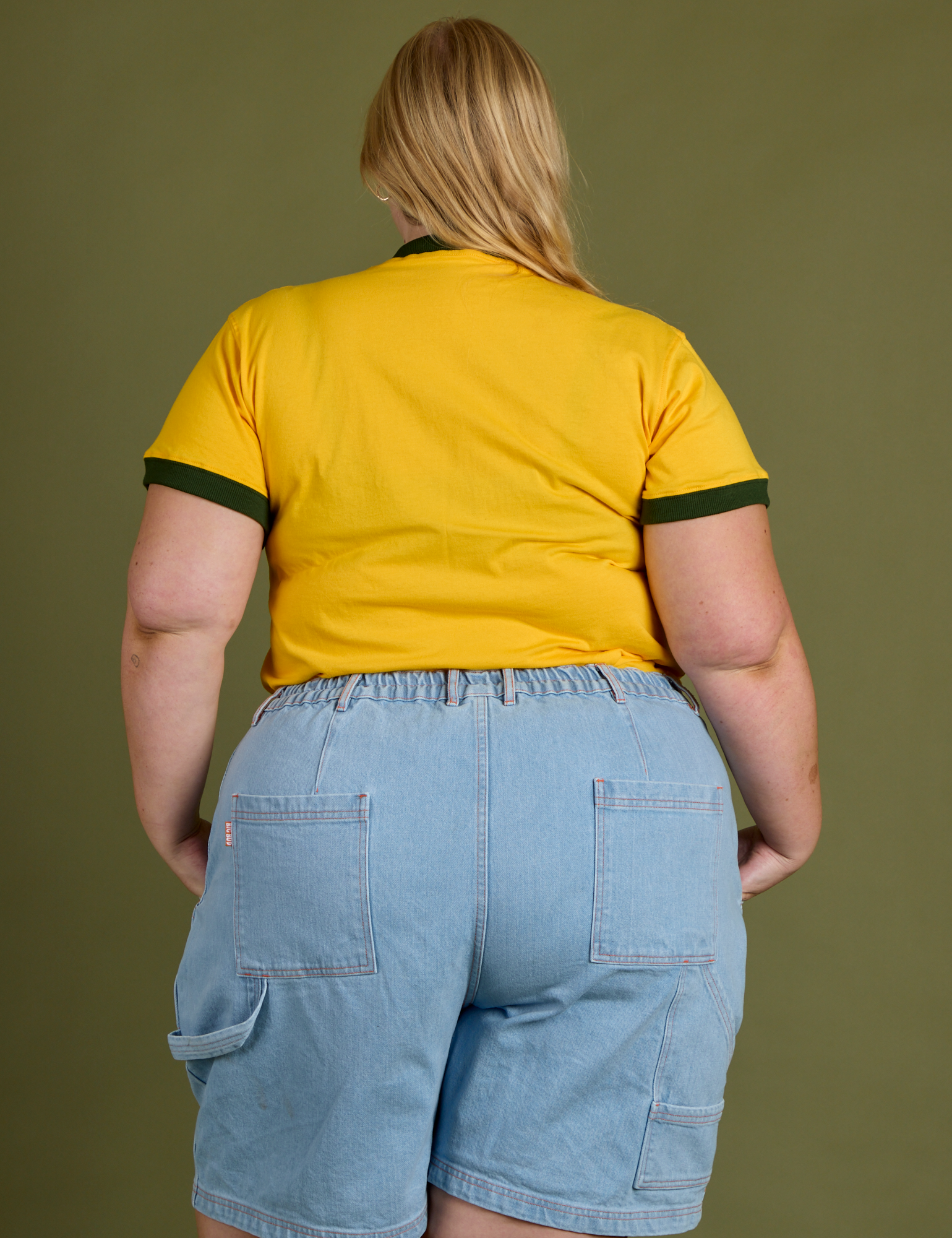 Vintage Ringer Tee - Sunshine Yellow