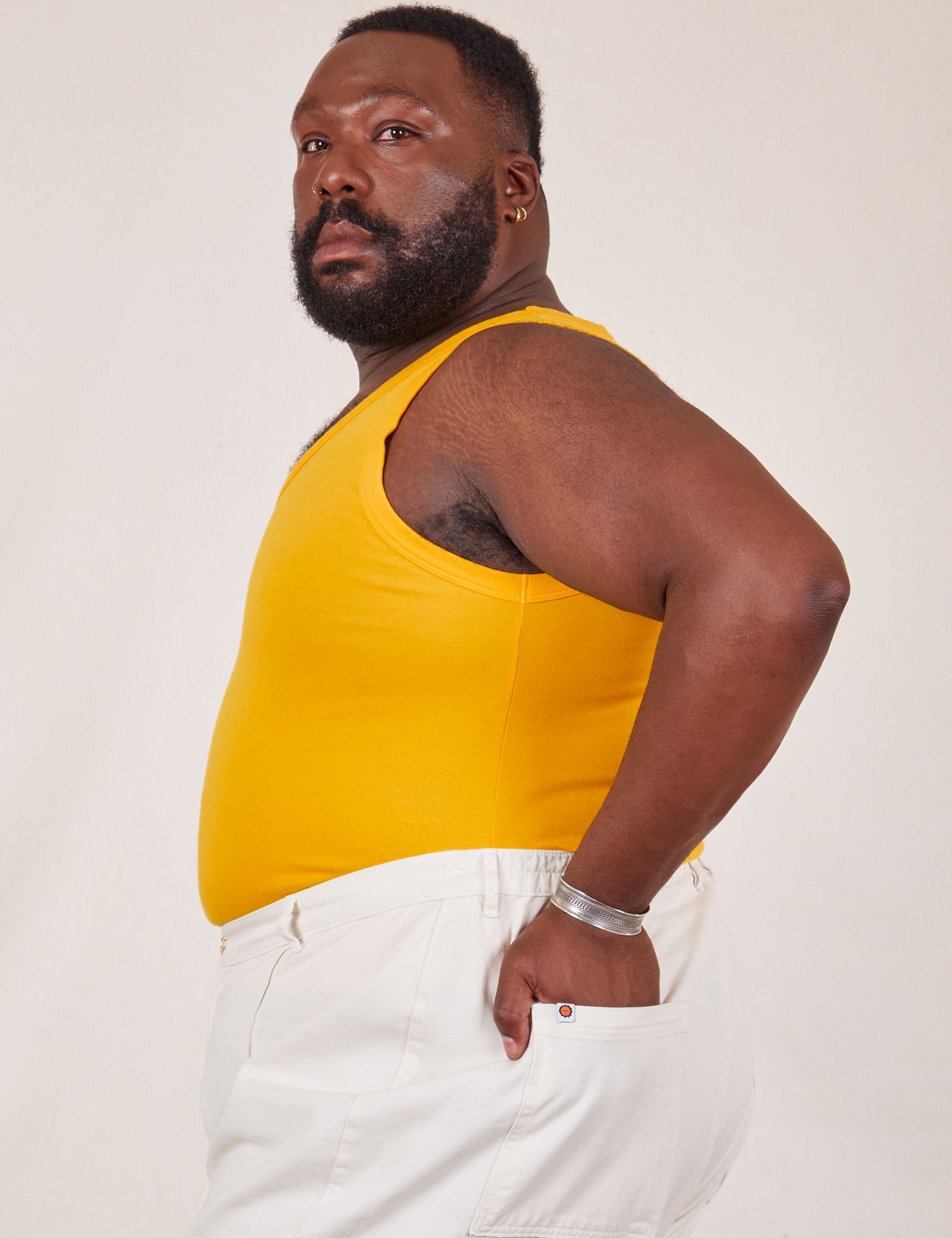 トップス Peachbrush Cotton Tanktop The Tank Top - Sunshine Yellow *FINAL SALE* – BIG BUD PRESS