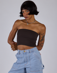 Tube Top - Espresso Brown