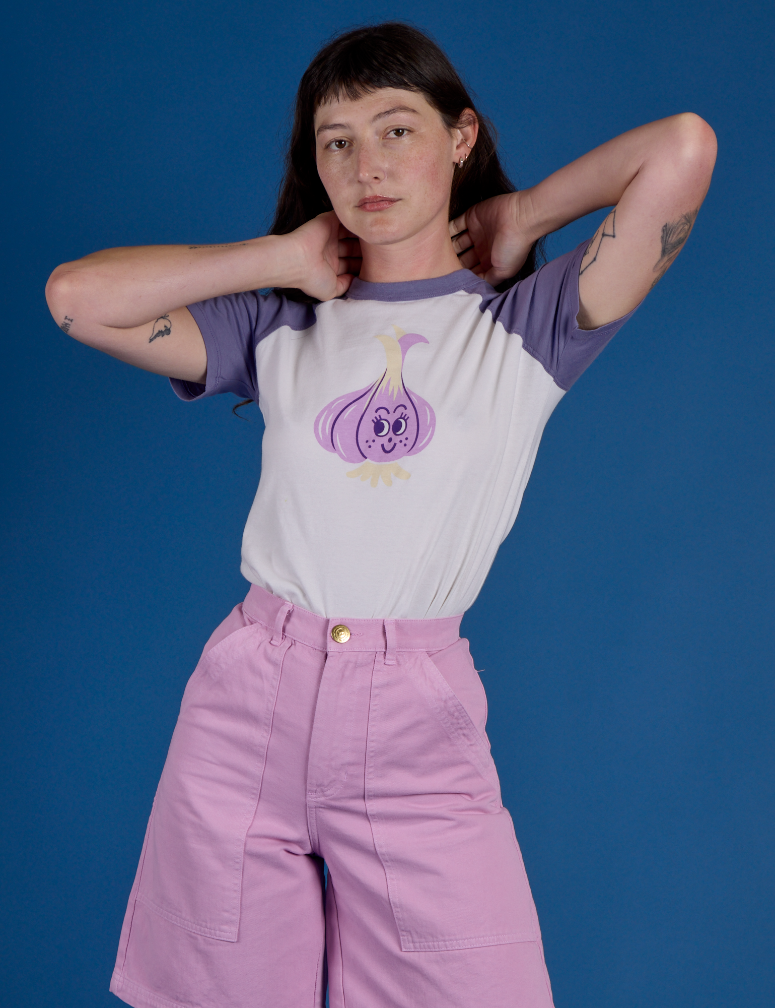 Produce Raglan Tee - Garlic