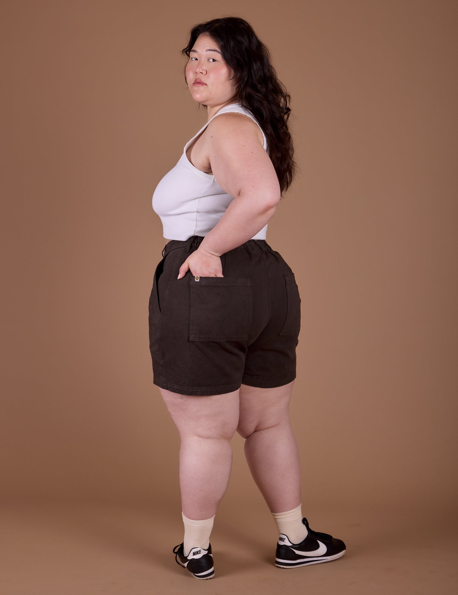 Classic Work Shorts - Espresso Brown