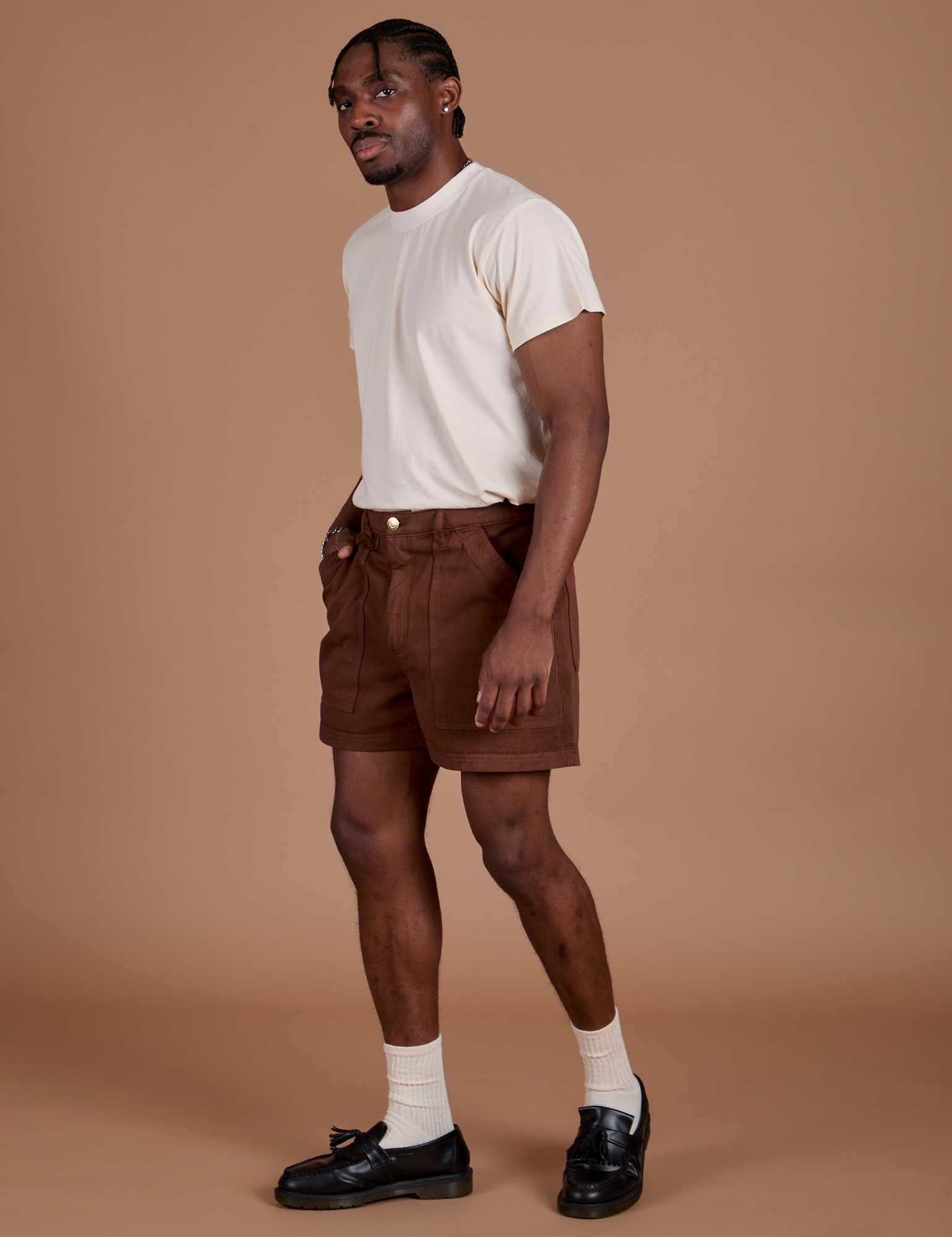 Classic Work Shorts - Fudgesicle Brown – BIG BUD PRESS