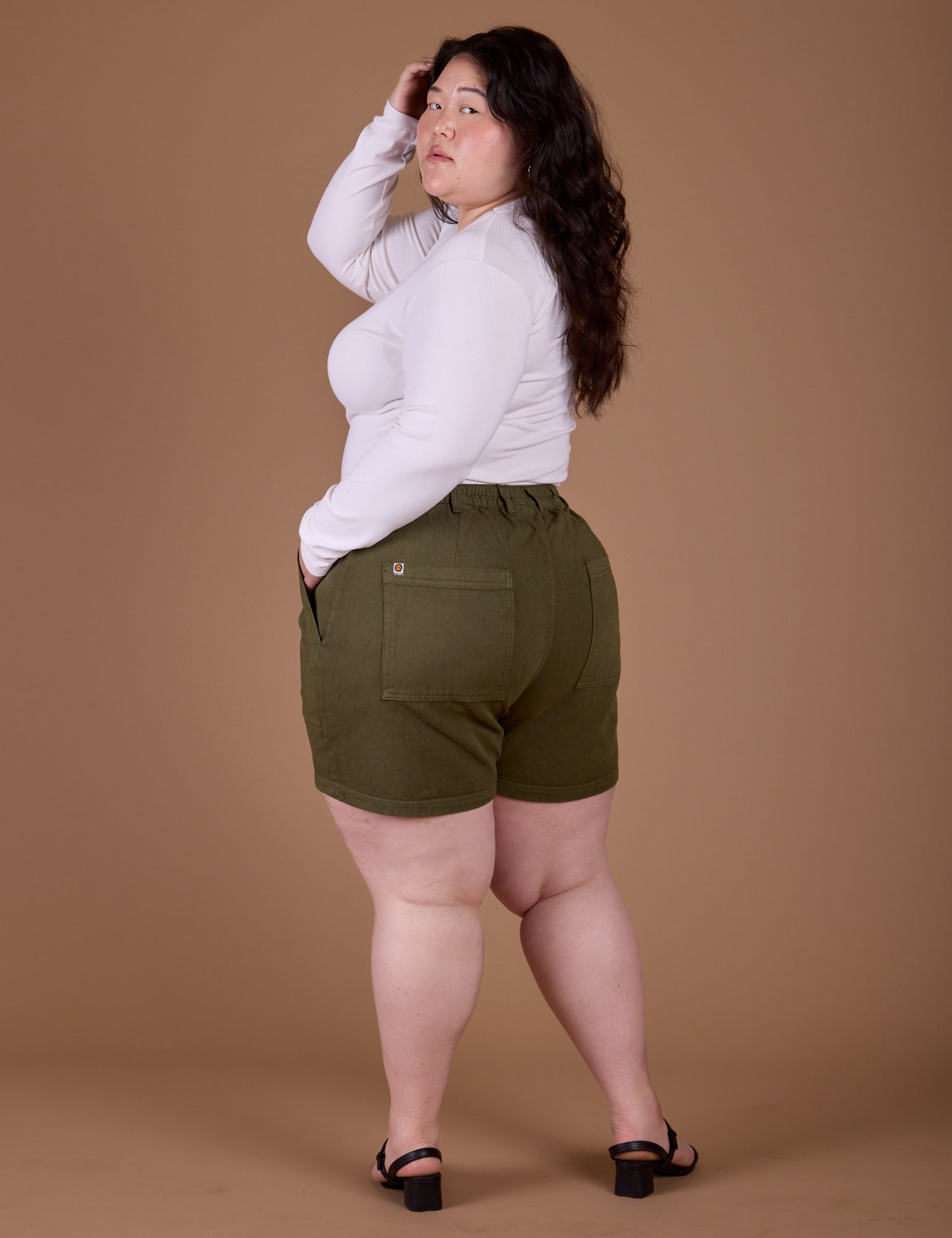 Classic Work Shorts - Surplus Green – BIG BUD PRESS