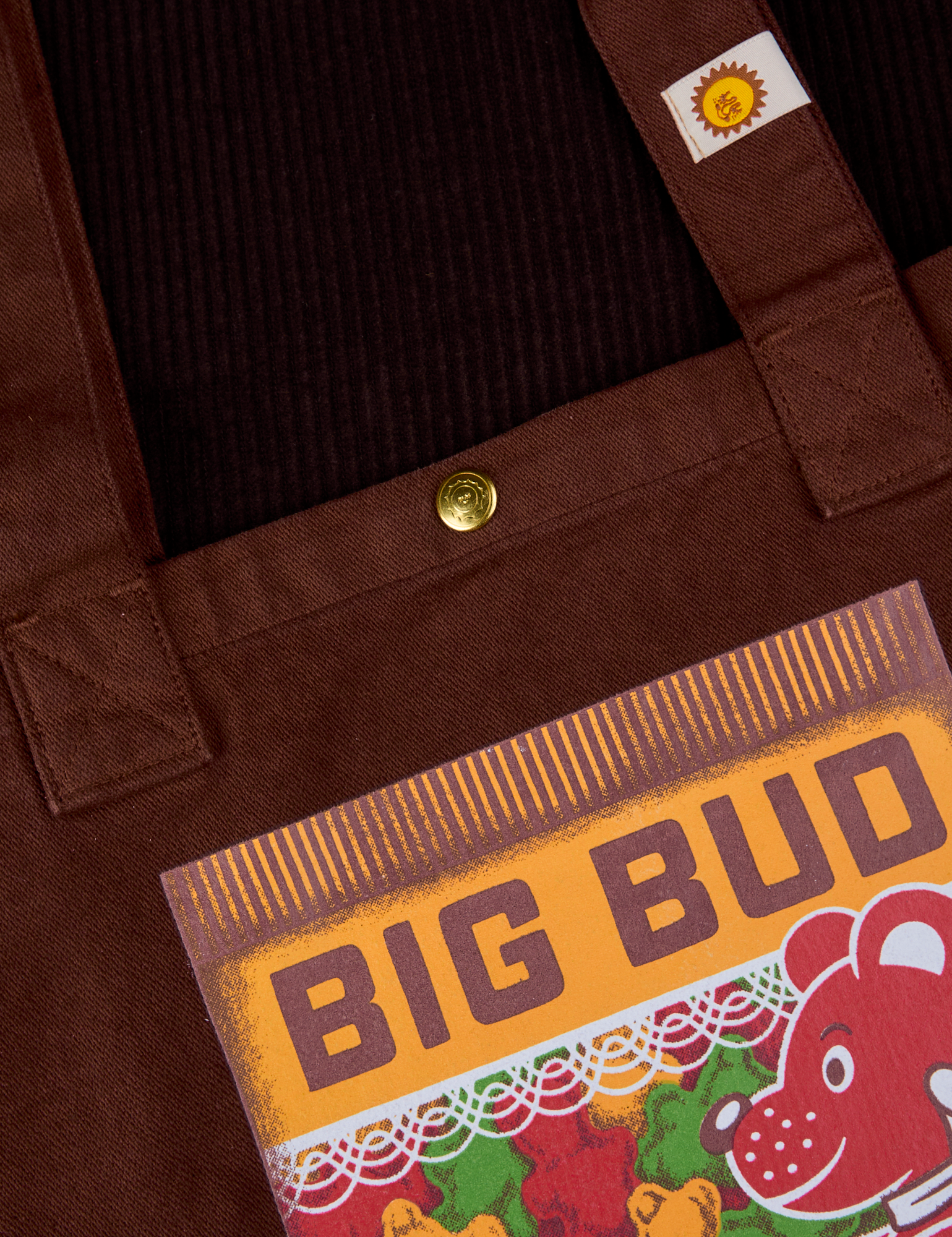 Bodega Shopper Tote in Gummy Bear close up