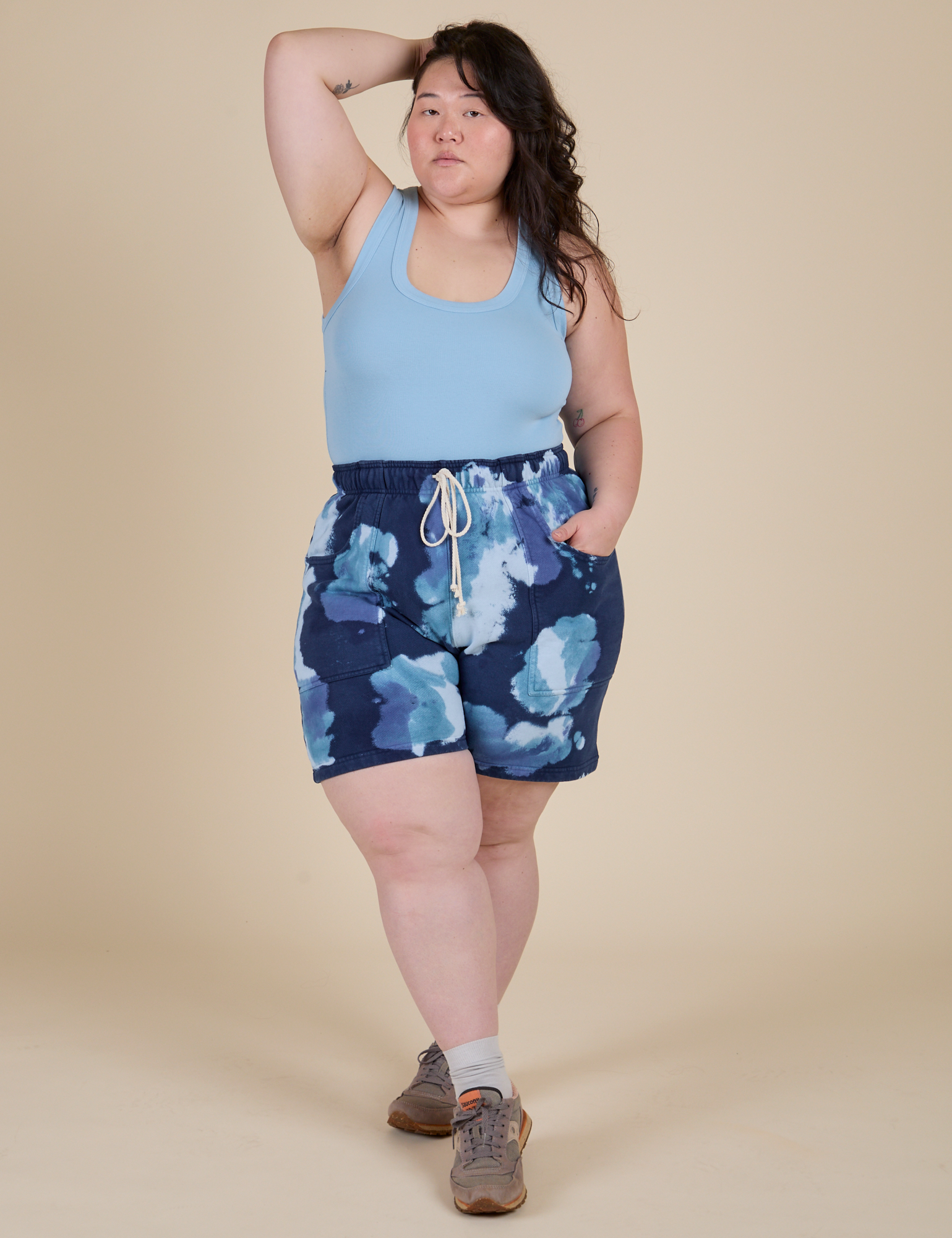 Heavyweight Sweat Shorts - Blue Magic Waters – BIG BUD PRESS
