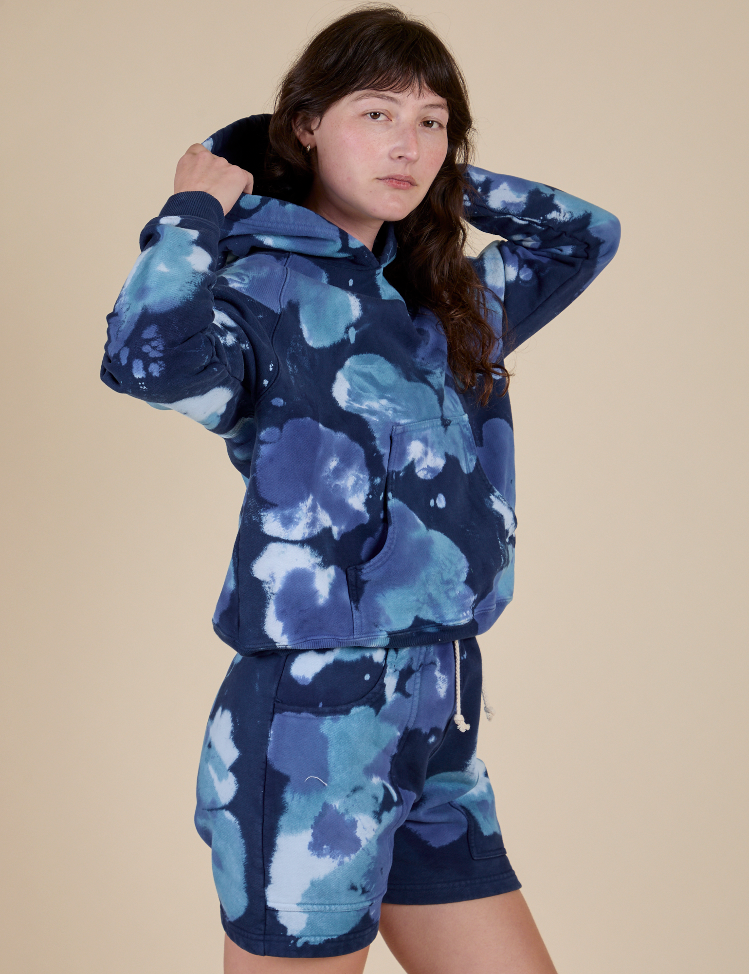 Heavyweight Oversized Hoodie - Blue Magic Waters