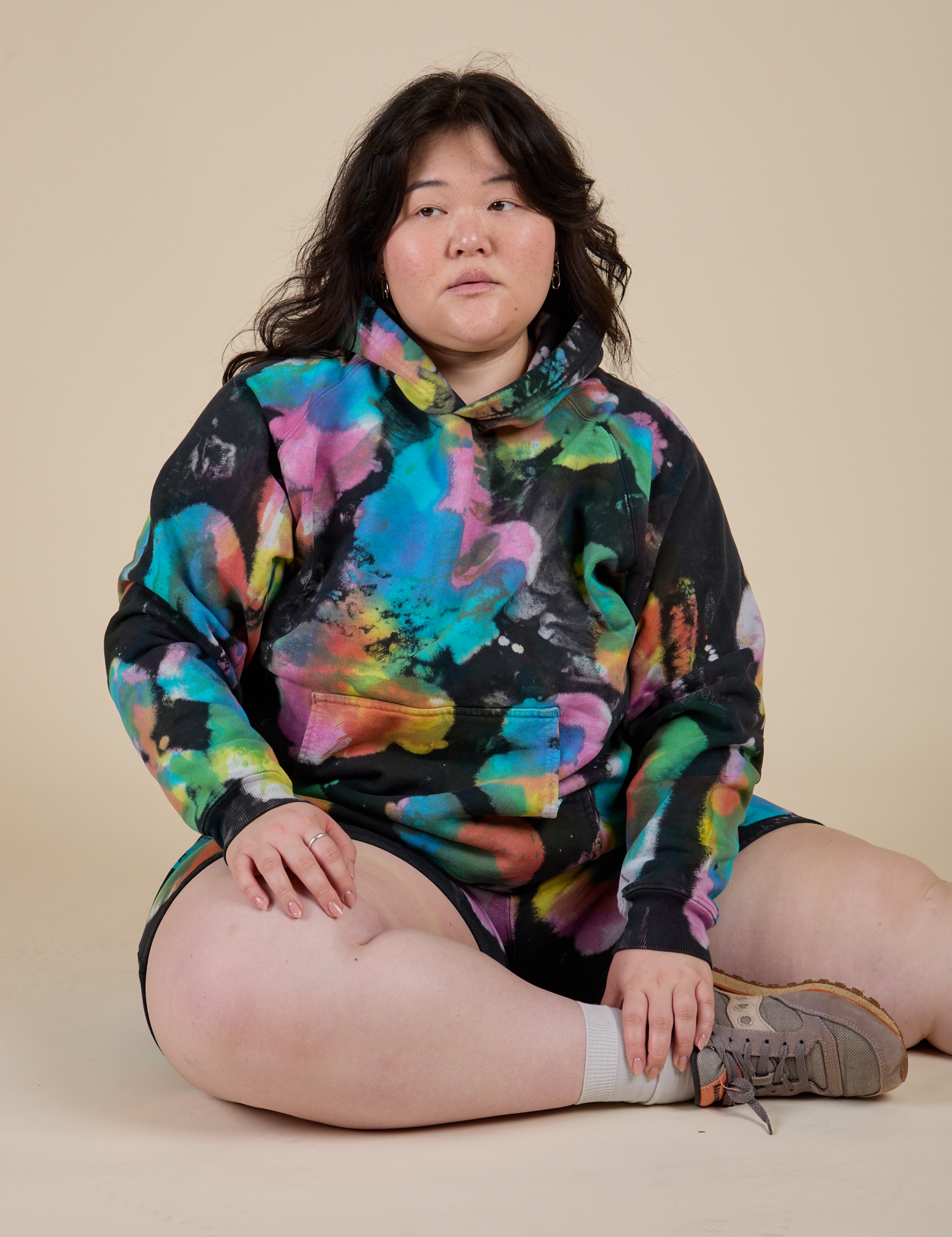 Heavyweight Oversized Hoodie - Rainbow Magic Waters