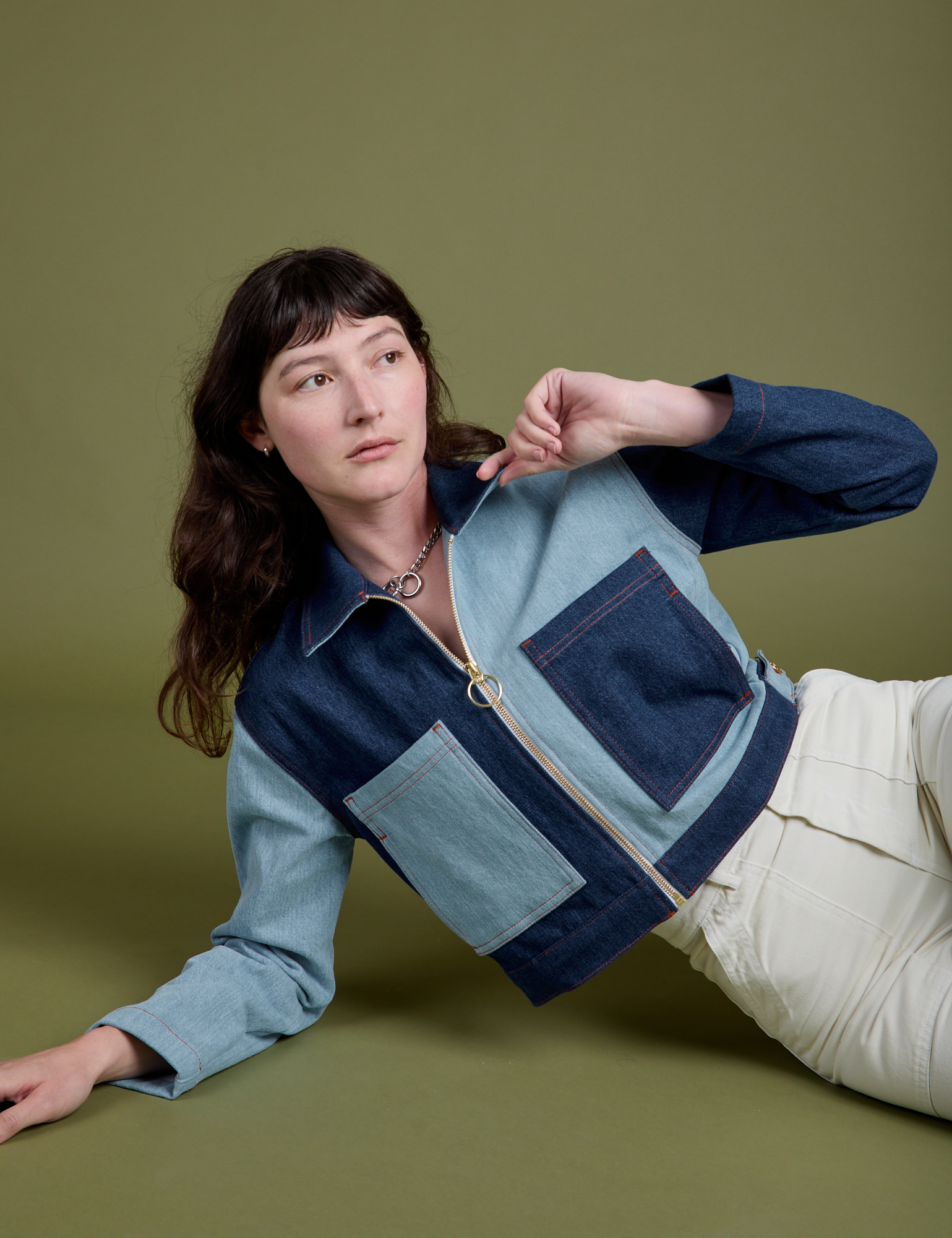 Mechanic Jacket - Mismatched Denim