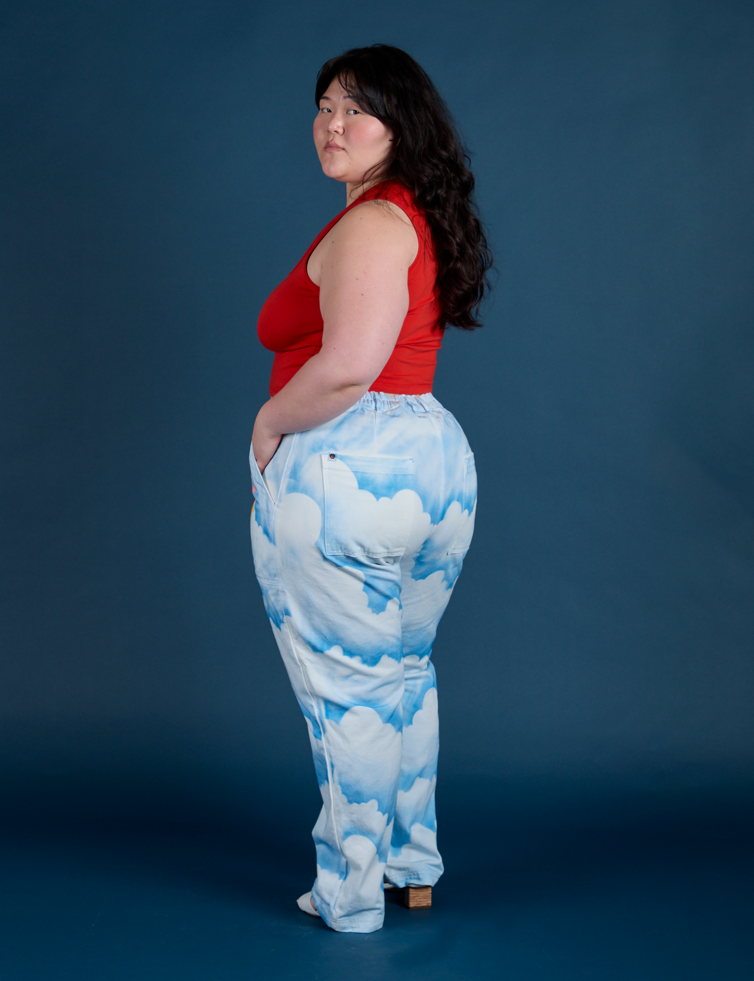 Work Pants - Sunny Cloud Airbrush