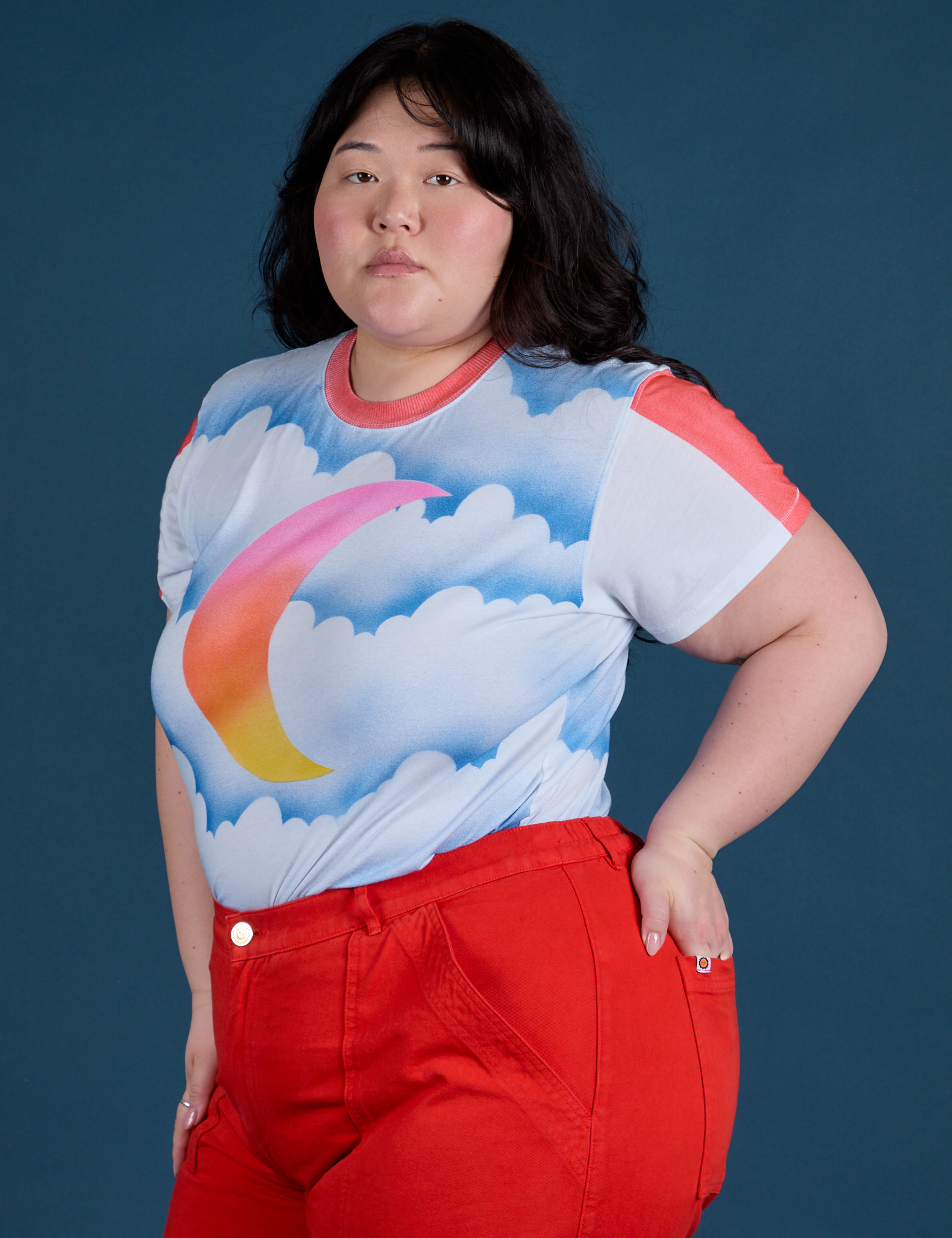 Airbrush Moon Vintage Tee