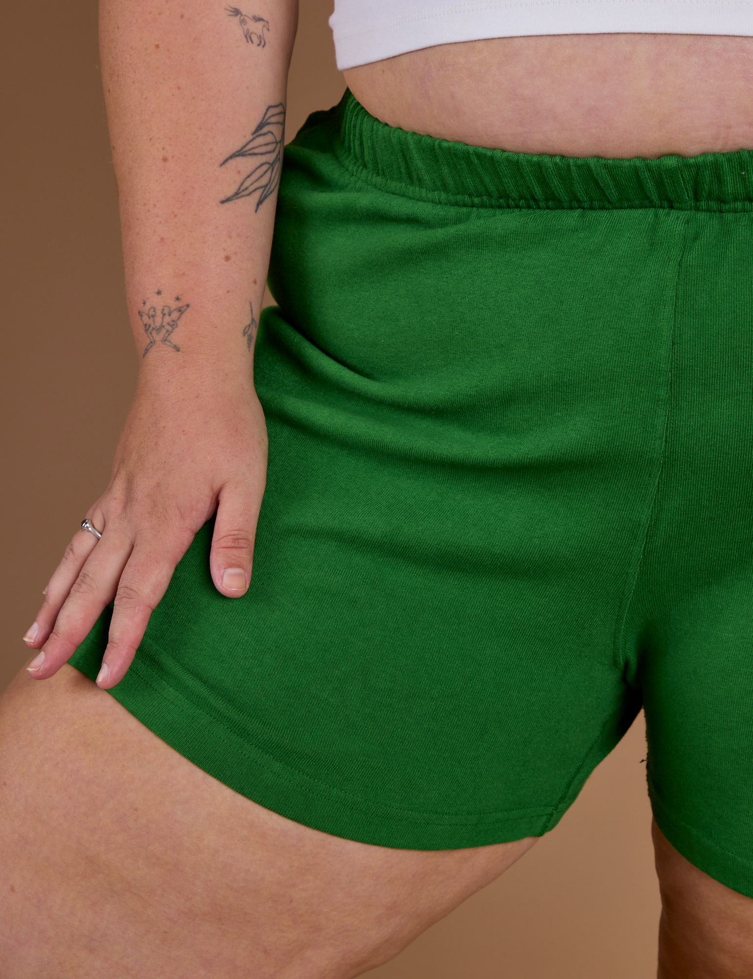 TRY-A-STYLE - Athletic Shorts - Forest Green *FINAL SALE*