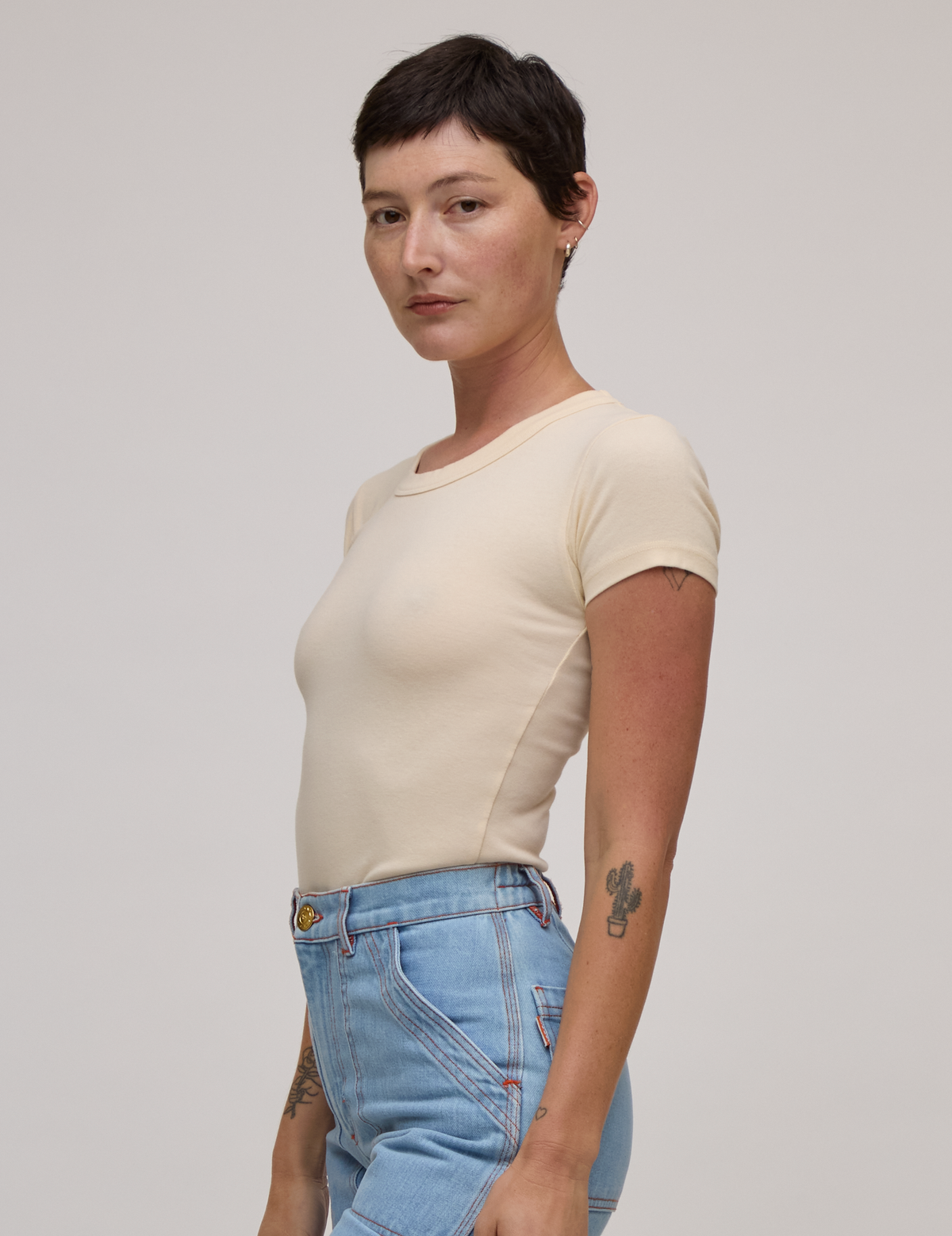 Baby Tee - Vintage Tee Off-White