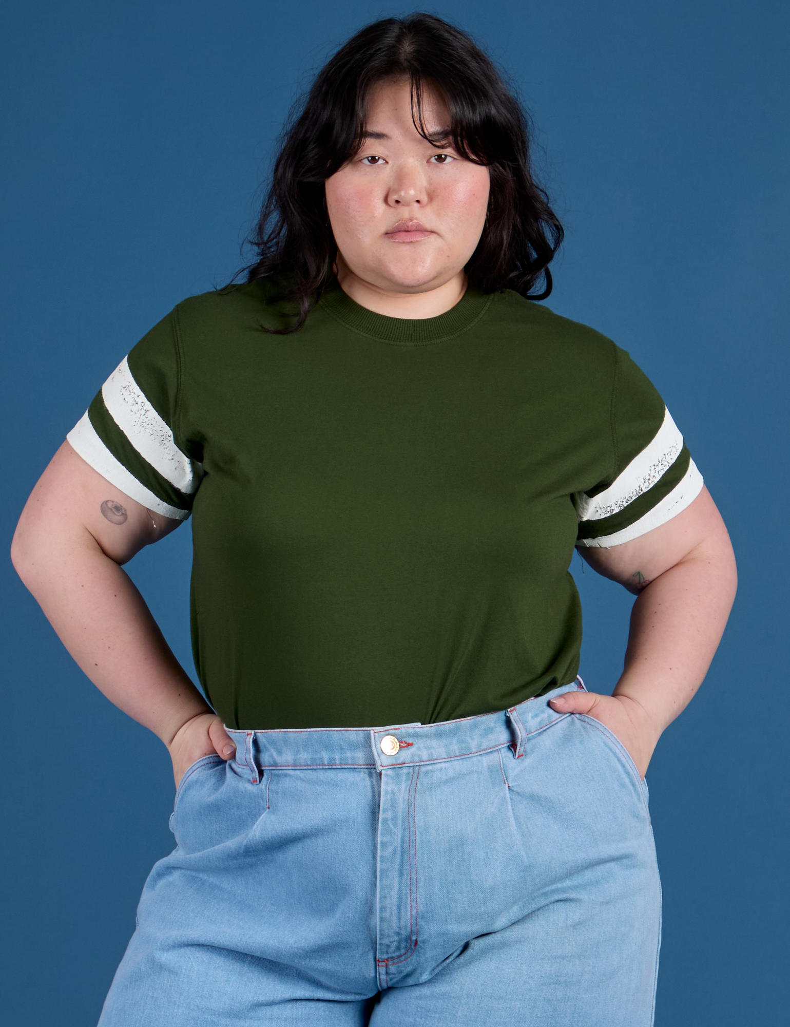 Painted Vintage Tee - Evergreen