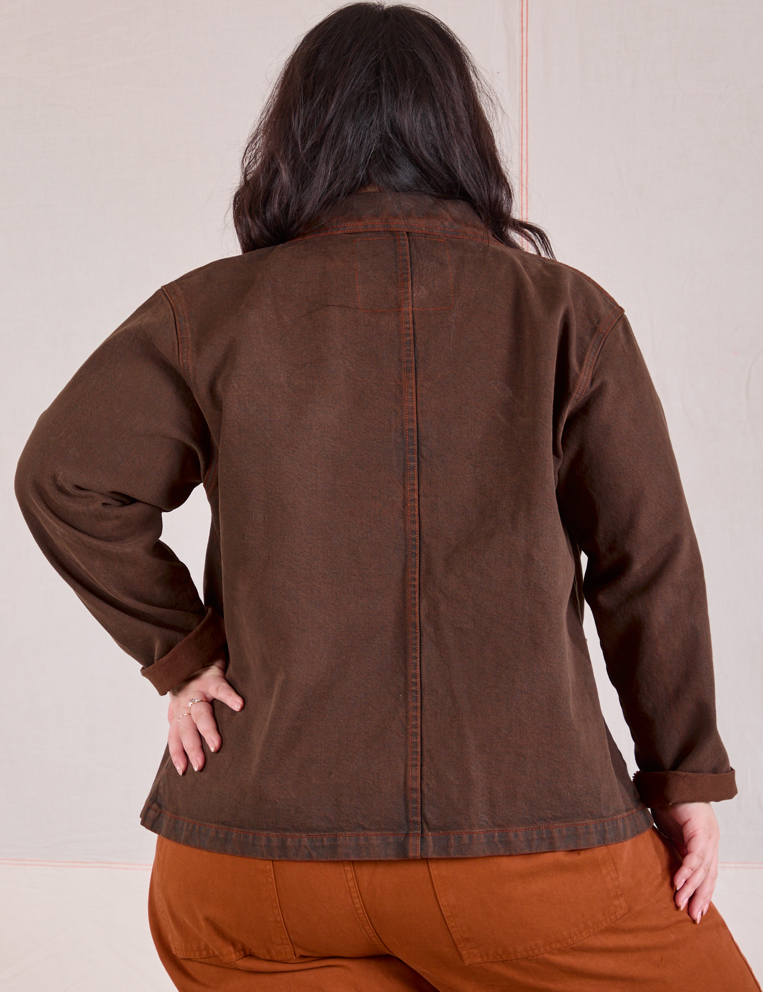 Overdyed Denim Work Jacket - Fudge *FINAL SALE* – BIG BUD PRESS Overdyed Denim Work Jacket - Fudge *FINAL SALE* – BIG BUD PRESS