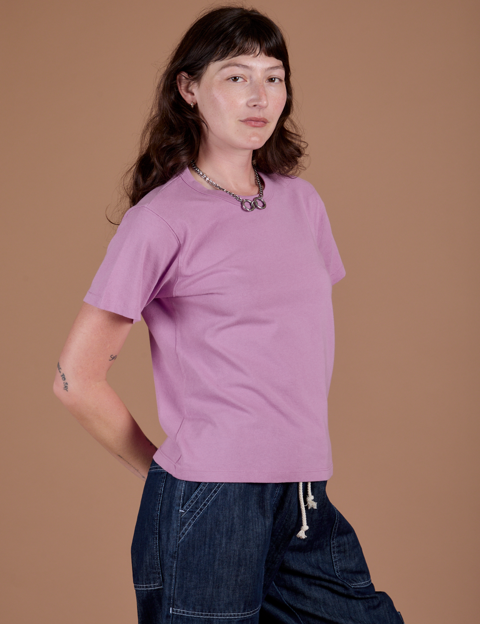 Burly Tee - Lilac Purple