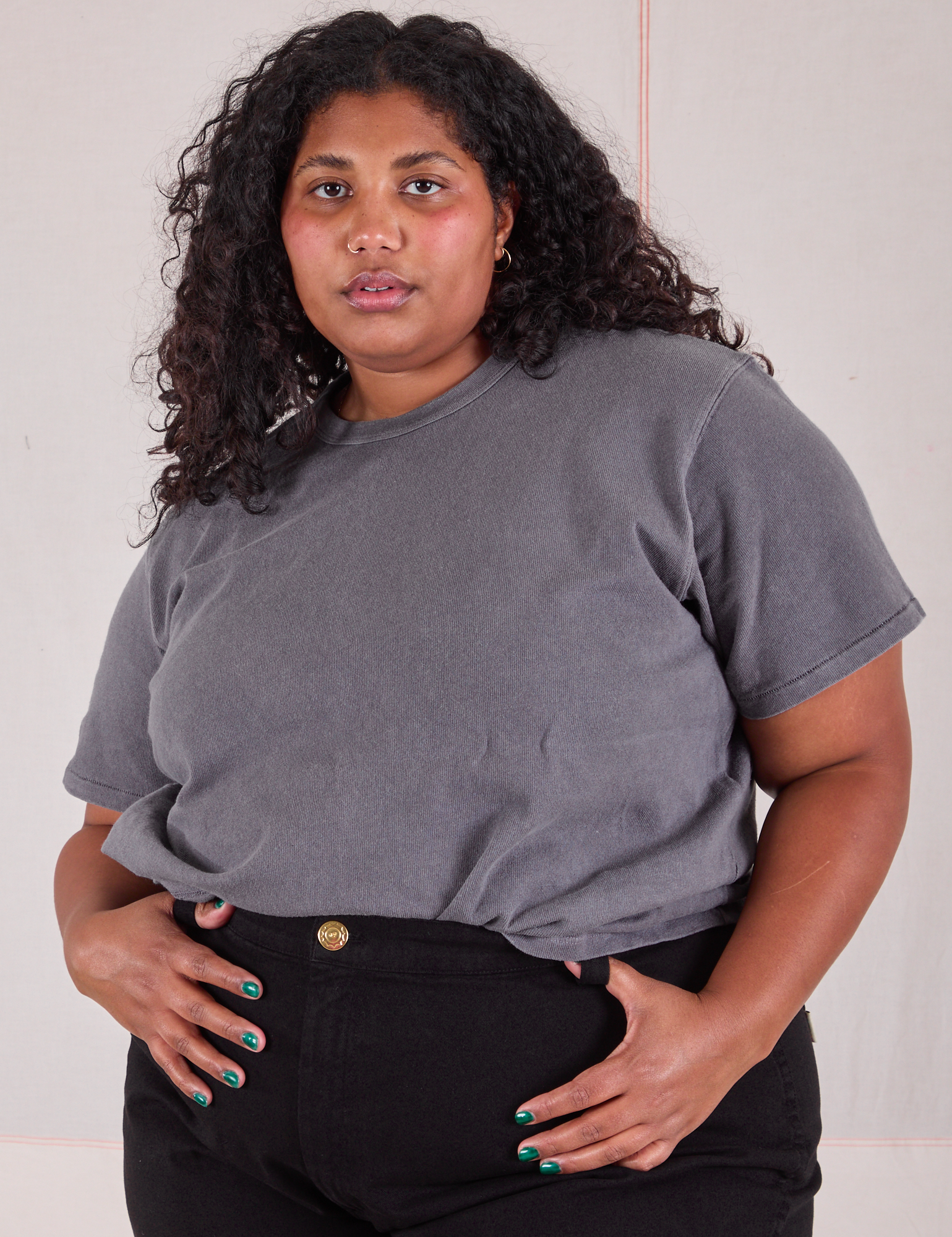 Burly Tee - Washed Grey – BIG BUD PRESS