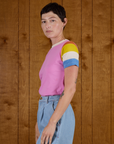 Calypso Tee - Bubblegum Multi