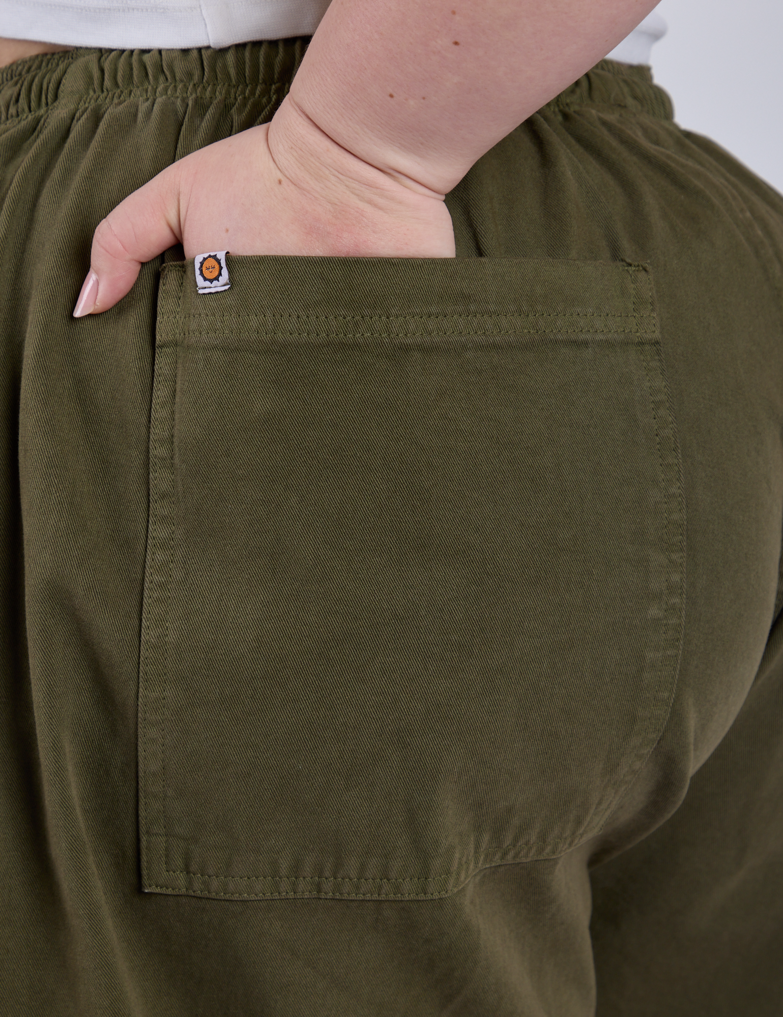 Drawstring Shorts - Surplus Green