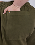 Drawstring Shorts - Surplus Green
