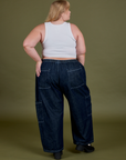 TRY-A-STYLE - Denim Drop Pocket Pants - Dark Wash *FINAL SALE*
