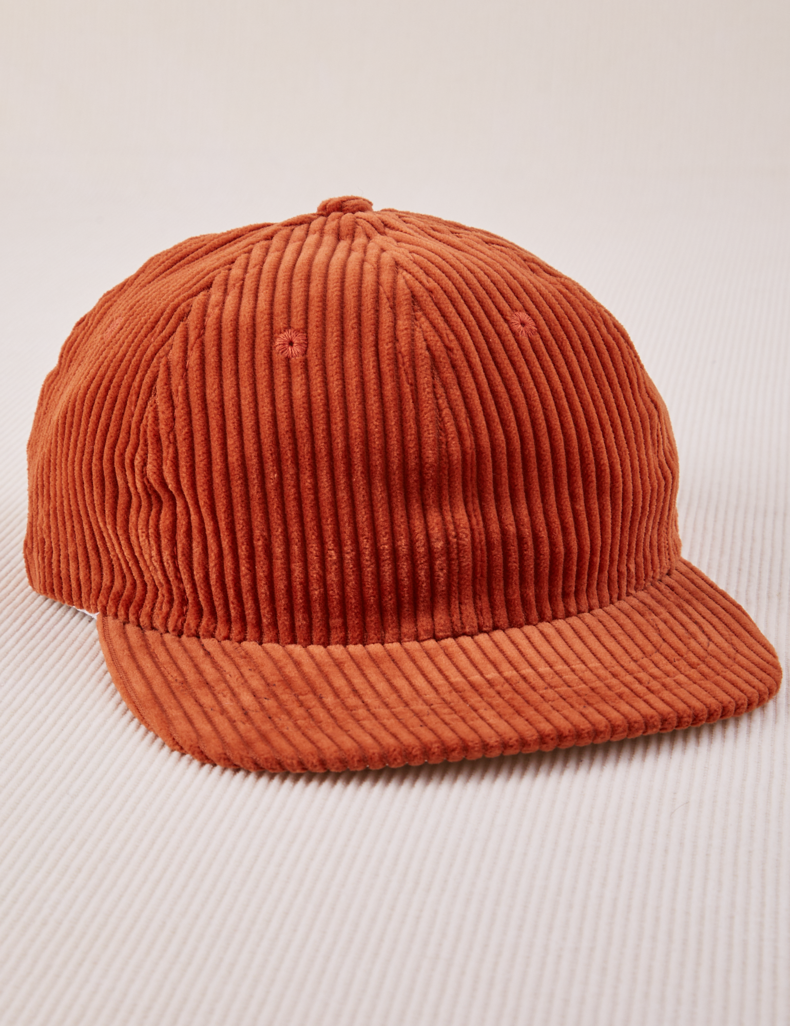 Dugout Corduroy Hat in Burnt Terracotta