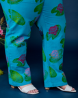 Paintstamped Work Pants - Lilypad
