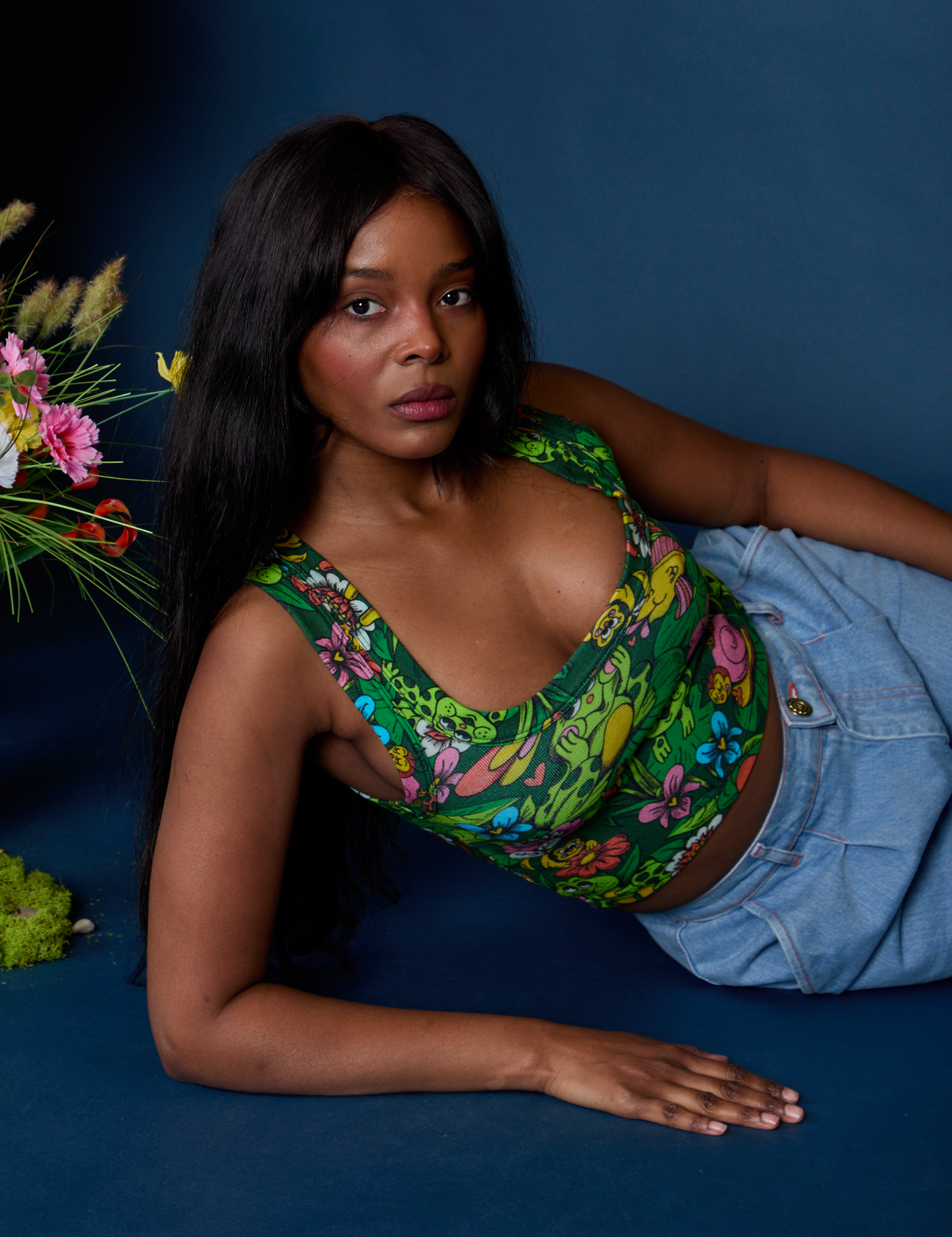 Cropped Tank Top - Pond Party