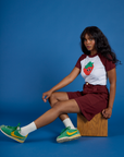 Produce Raglan Tee - Strawberry