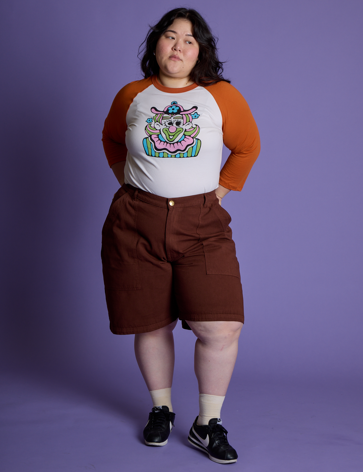 *PRE-ORDER* Halloween Raglan Tee - Clown