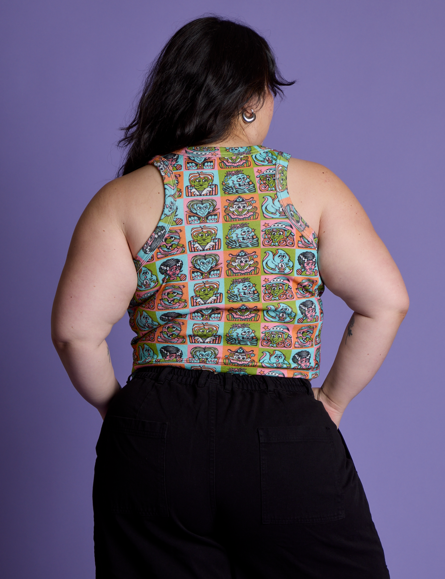 *PRE-ORDER* Racerback Tank - Halloween Icons