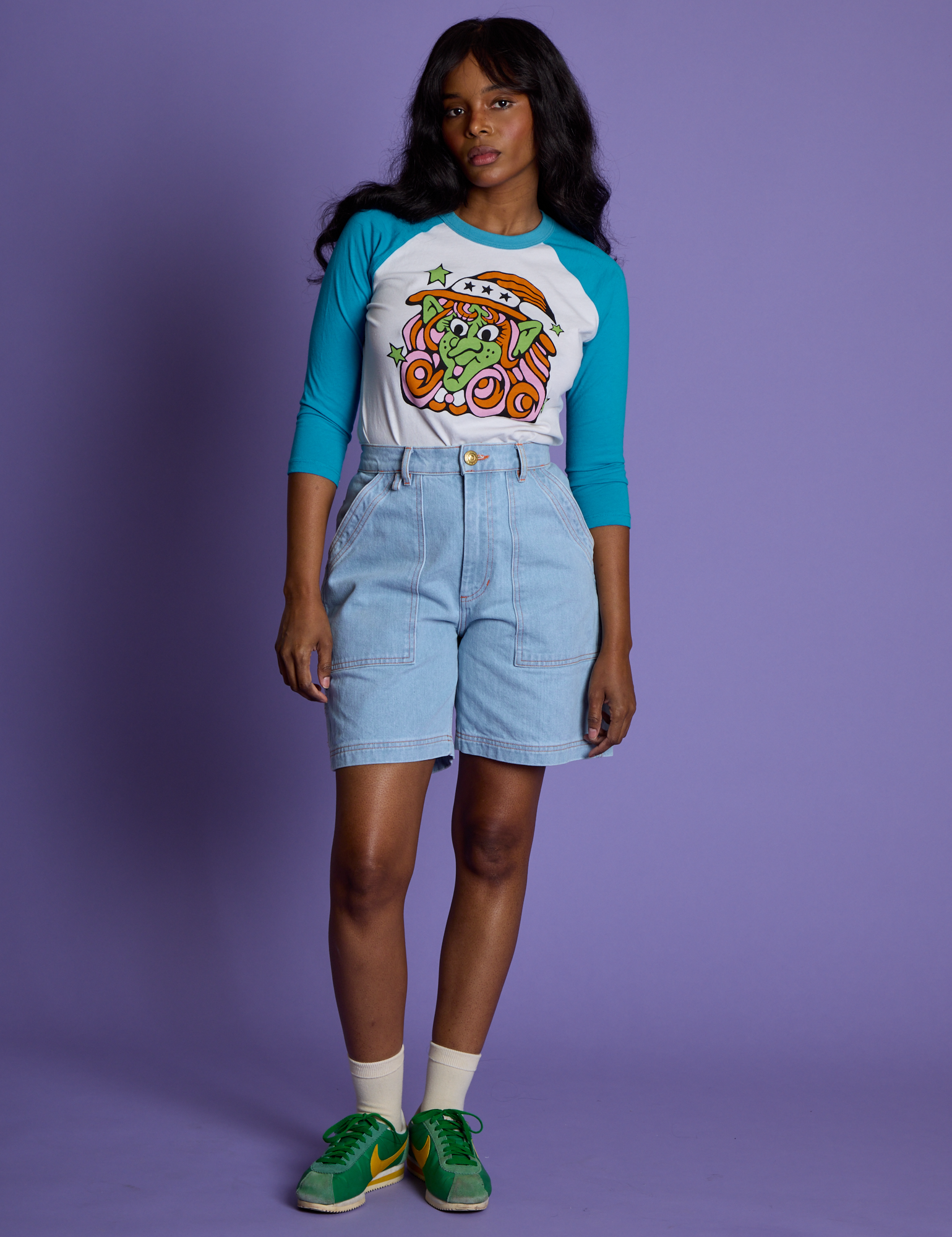 *PRE-ORDER* Halloween Raglan Tee - Witch