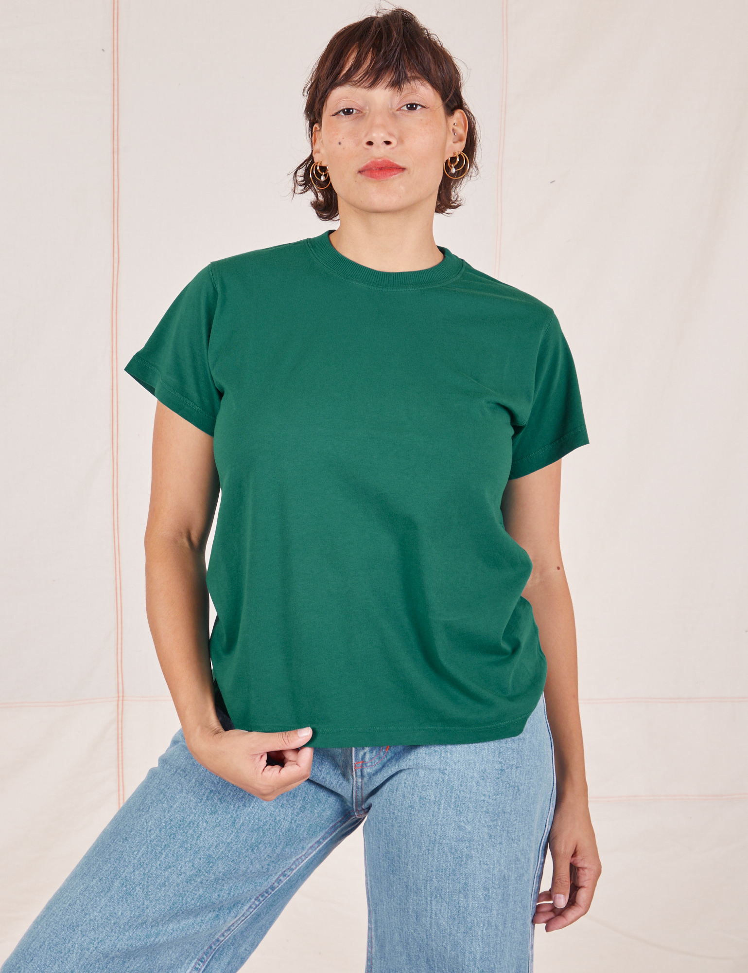 Hunter green t 2024 shirt