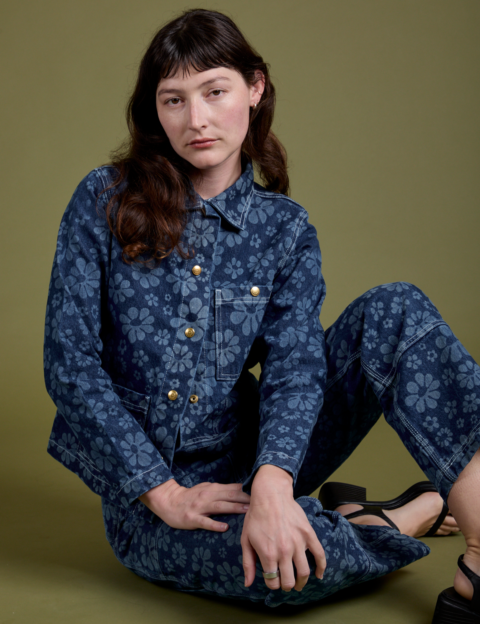 Lazy Daisy Denim Work Jacket