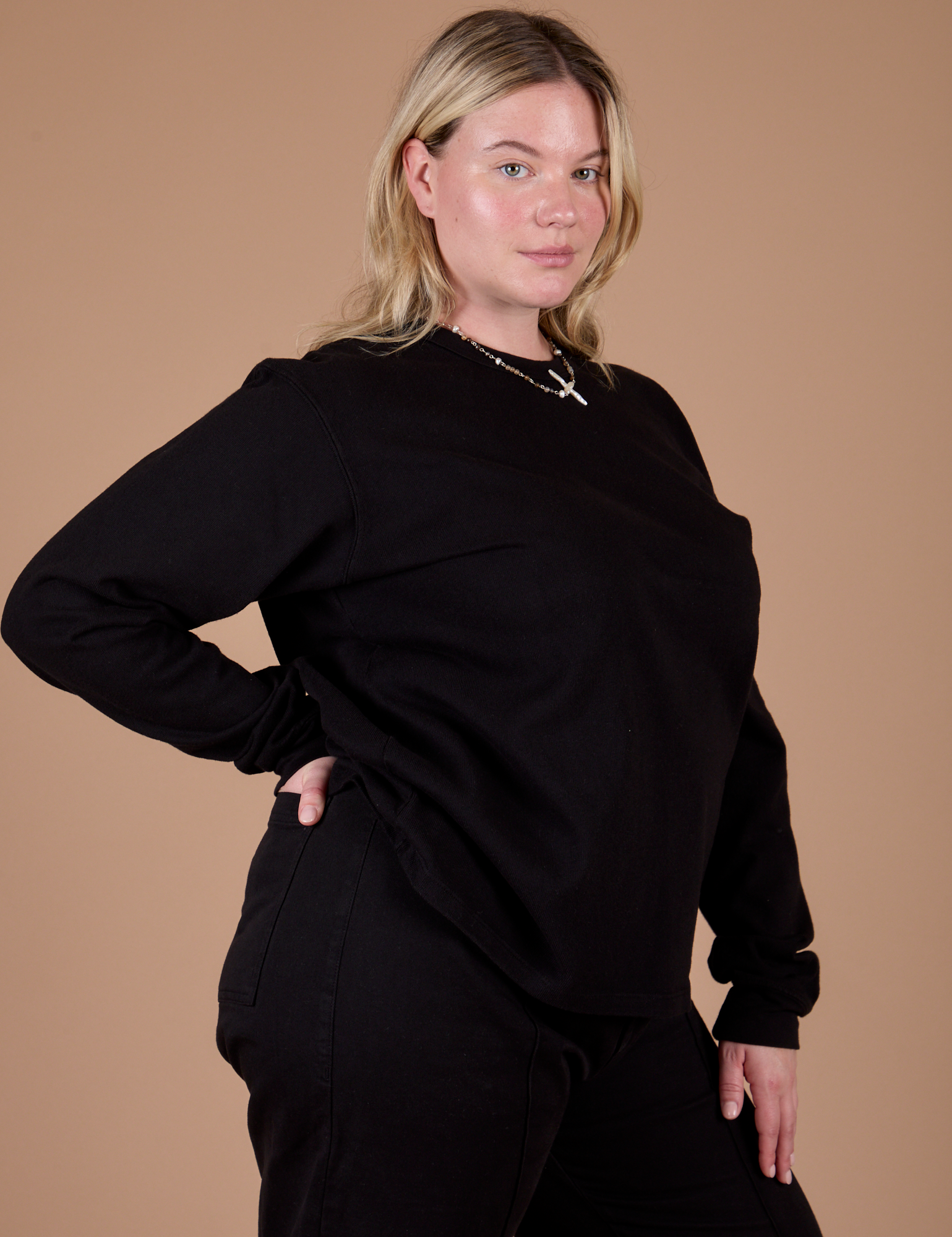 Long Sleeve Burly Tee - Basic Black